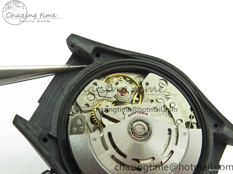 1222 Daytona DIW Carbon OMF Best Edition Blue Paint Dial on Deep Blue Nylon Strap A Tailored 2842